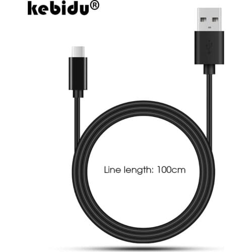 Kebidu 2A Charger Cable Type C 1M Fast Charger Power Cable Data Transmission for Xiaomi iPhone USB Type C Mobile Phone Cables