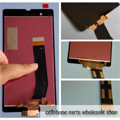 For Sony Xperia Z LCD Display+Glass Touch Screen Assembly For Sony C6602 LCD For Xperia C6603 c6606 Display Touch