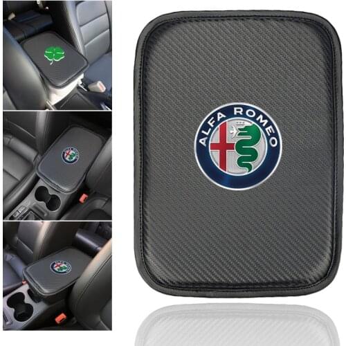 1pcs Car Console Box Armrest Pad Protective Mat Cover for alfa romeo 159 147 156 giulietta 147 159 mito Auto Accessories