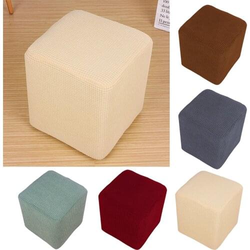 Ottoman Sofa Stool Cover Home Furniture Case Dust-proof Footstool pedal Footrest Cover Rectangle Sofa Slipcovers