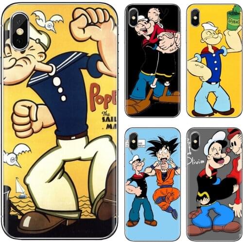 Phone Case Man-Popeye-C-The-Sailor For Huawei P30 P40 P20 P7 P8 P9 P10 Lite Plus Pro 2015 2016 2017 Mini