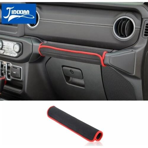 MOPAI Car Co-pilot Armrest Handle Protector Anti-scratch Cover for Jeep Wrangler JL 2018-2020 Interior Accessories