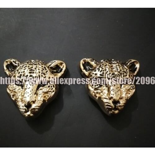 2018 Hot Leopard Buckle Hooker Badges Pins for the Shoes Belt Garment bag panther buckle badges pins insect hardware
