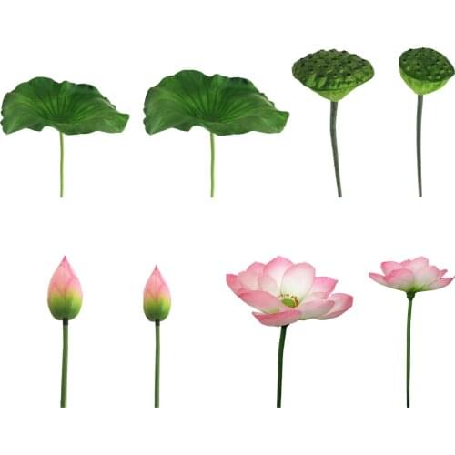 Artificial Lotus Leaf For Pond Fake Plant Fake Floating Lotus Leaves Leaf flower Water Lily Pool Garden Decoration