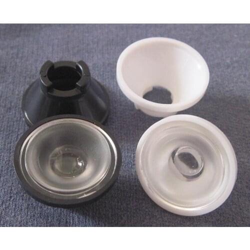 #JT20-20 High quality Led Lens Sets, Lens Diameter: 20mm, Holder Size: 22X12.5mm, 20 degree, Concave Grinding Surface, PMMA