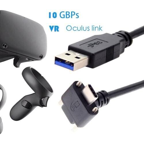 Link Cable For Oculus Quest 2 USB 3.2 Gen 1 Data Transfer Quick Charge For Oculus Quest 2 Accessories VR Type C 3M 5M Cord