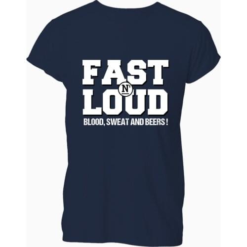 2019 Summer Fashion Men O-Neck T Shirt Fast And Loud Blood Sweat N Beers Lad Cars Dad T Shirt Tshirt Mens Womens Gift