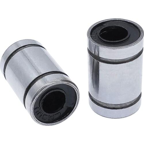 2pcs LM6UU linear bearings CNC linear bushing 6*12*19 mm 3D printer parts for rods liner rail linear shaft parts