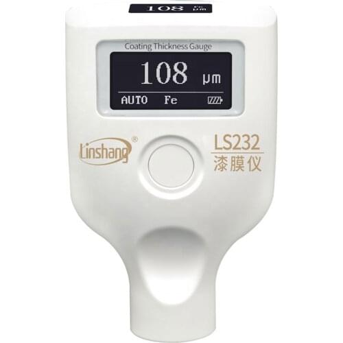 LS232 Car Paint thickness tester Meter Dual screen OLED for automotive Paint Film Enduring -40℃ Low Temperature
