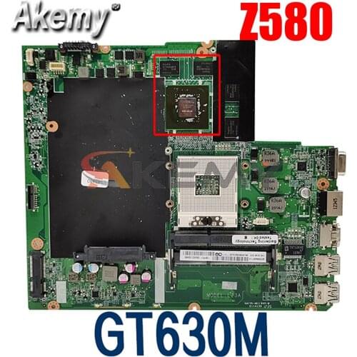Laptop motherboard For LENOVO Ideapad Z580 Core SLJ8E Mainboard DALZ3AMB8E0 11S90000108ZZ 90000108 N13P-GL-A1