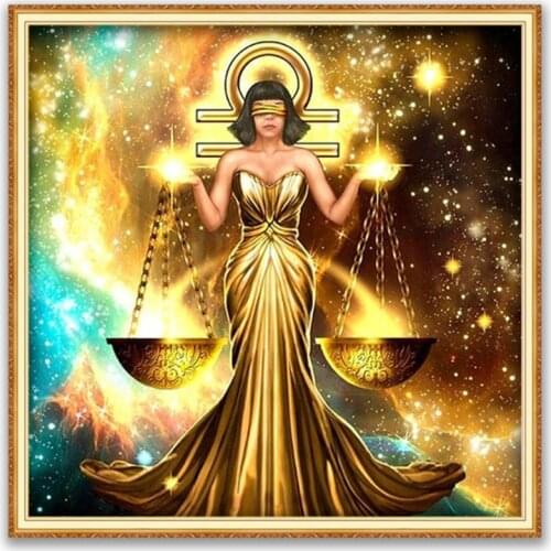 Region 12 Zodiac DIY Cross Stitch 11CT Embroidery Kits Craft Needlework Set Printed Canvas Cotton Thread Home Decoration On Sale