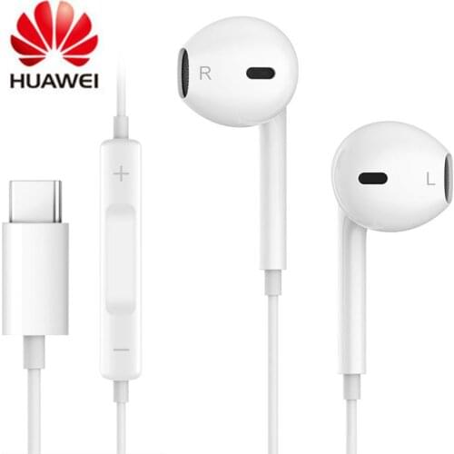 Original Huawei USB Type-C Earphones with Mic In-Ear earphone for Huawei Mate 10 / Mate 10 Pro Honor 9 Smartphones