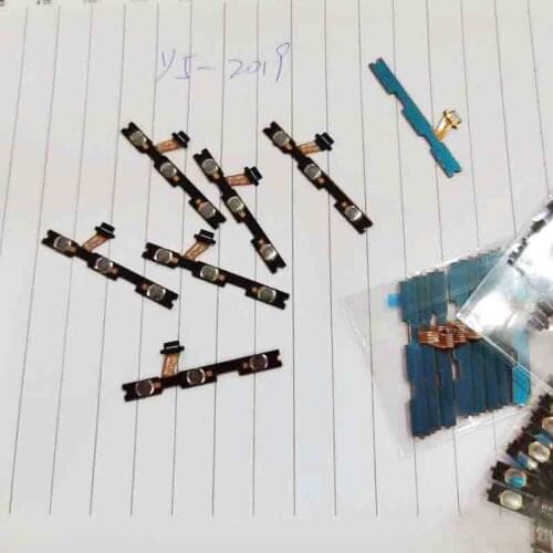 New Power On Off Button Volume Switch Switch Flex Cable For Y5 2019 Y5-2019 Replacement Parts
