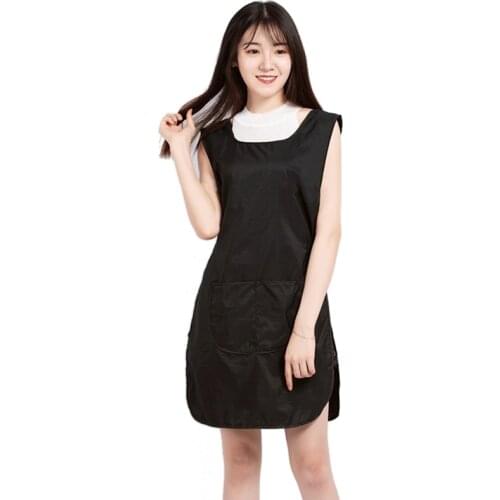 Salon Hairdresser Apron Professional Suit-dress for Beautician Work Haircut Cape Cloth Barber Coffee Nail Assistant Pinafore