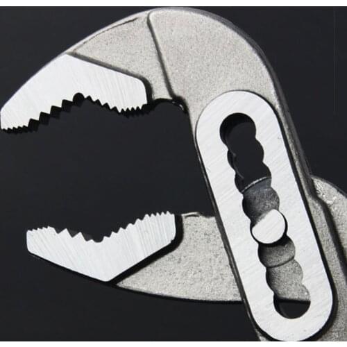 M6CF Water Pump Pliers Quick-release Plumbing Pliers Straight Jaw Groove Joint Plier Set 8" /10"/ 12"