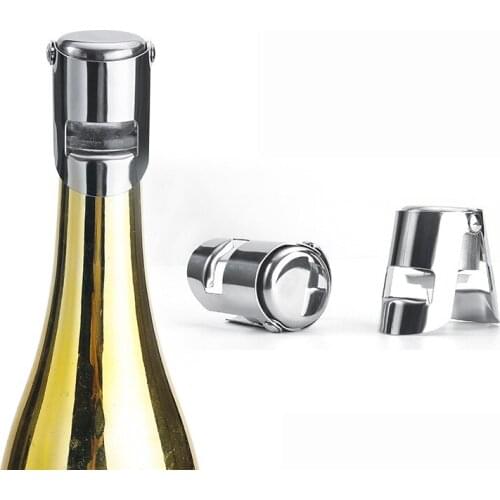 Stainless Steel Champagne Cork Portable Sealing Machine Bar Stopper Wine Cork Sparkling Wine Champagne Cap