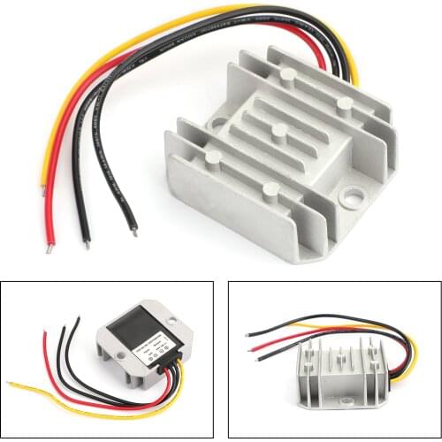 Areyourshop 3A 72W DC-DC 12V Step Up to 24V Car Power Supply Converter Regulator Waterproof