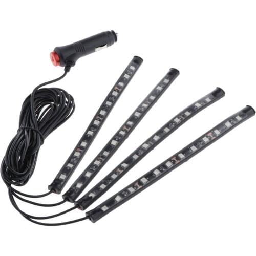 RGB 12 LED Lighting For TV LCD HDTV Monitors LED 4 Strip Background Light