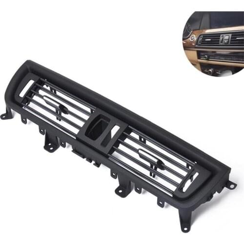 Auto Replacement Car Center Front A/C Air Outlet Vent Panel Grille Cover for BMW 5 Series F10 F18 Plastic ABS Car OE64229166885