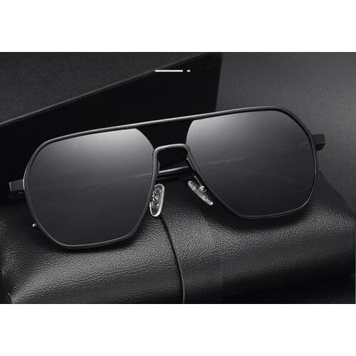 2021 Mens Sunglasses Driving Sun Glasses For Luxury Men Women Brand Designer Male Vintage Black Pilot Sunglasses UV400