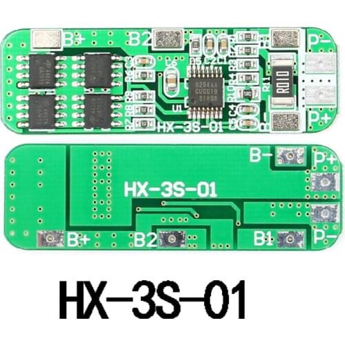 3S 6A 12V 12.6V BMS 18650 Lithium Battery Charger Protection Board PCB Li-Ion Lipo Battery Charging Module Cell Circuit Board