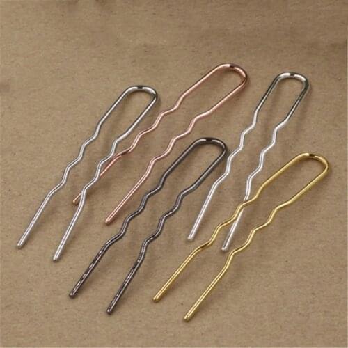 10pcs 75mm Teeths 50mm Comb Hair Women Silver Color Hair Comb Hairs Findings Barrettes Retro Headwear Accessories