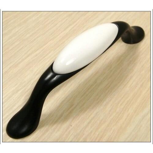 12Pcs/Dozen Zinc Alloy Ceramic Kitchen Cabinet And Furniture Door Handle