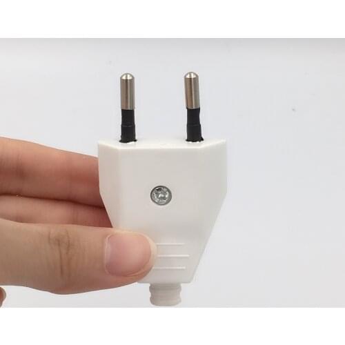 4.0mm EU Male Female Butt VDE Power Cord Plug Power socket Europ EU plug Light-fixture 2 core Connection Plug