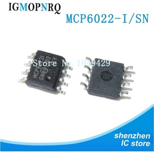 50pcs MCP6022-I/SN SOP-8 MCP6022-I SOP8 MCP6022 SOP New