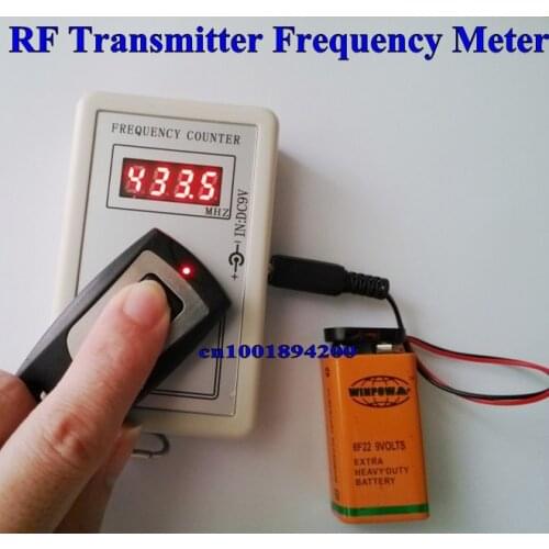 Frequency indicator detector cymometer Remote Control Transmitter frequency meter scanner frequency counter wavemeter 250-450MHZ
