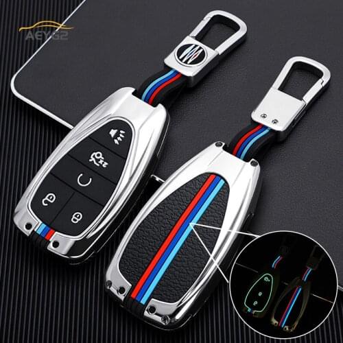 Zinc alloy Car Remote Key Cover Case Shell Fob For Chevrolet Cruze Spark Sonic Camaro Volt Bolt Trax Malibu Equinox Accessories