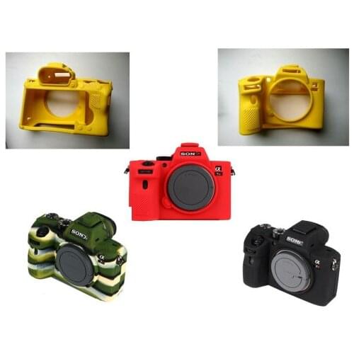 For sony ILCE-7RM3 a7RM3 a7RIII a7R3 camera Silicone Armor Skin Case Camera Body Cover Protector Bag Digital