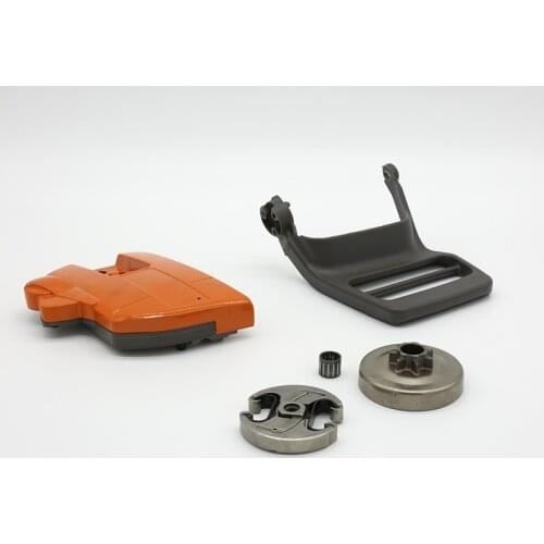 HUNDURE Chain Brake Cover .325"-7T Clutch Drum Handle Guard Lever Kit For Husqvarna 350 340 353 345 Chainsaw Spare Parts