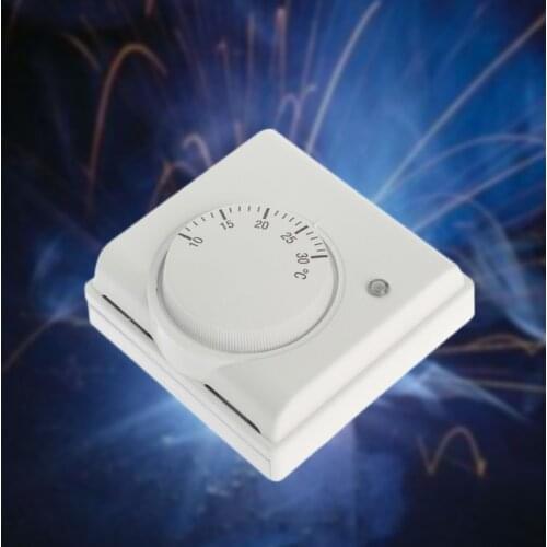 220V 6A Mechanical Room Thermostat Temperature Controller Air Condition and Floor Gas Boiler Heating J6PC