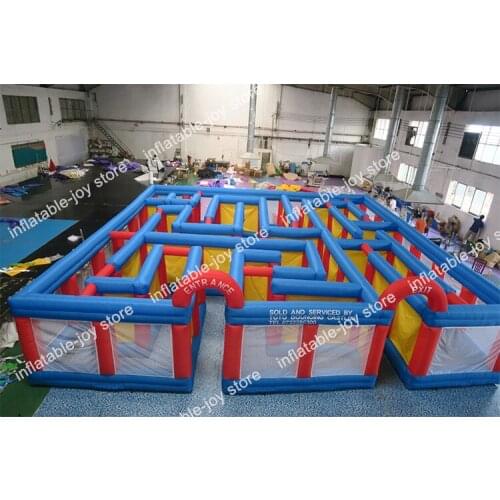 Free ship to door!customized inflatable maze, cs laser tag maze inflatable, 8x8m/10x10m/12x12m oxford strong maze court
