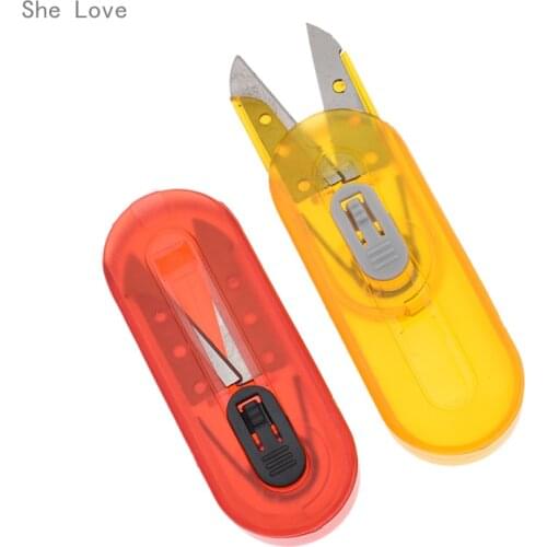 Chzimade Mini Safely Tailors Scissors Thread Cutting For Fabric Stainless Steel Scissors DIY Embroidery Needlework Sewing Tools