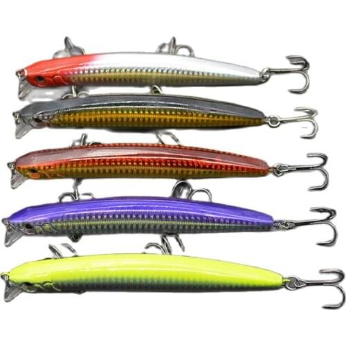 1Pcs Fishing Lure 3D Eyes Floating Minnow Aritificial Laser 27g/14.5cm Wobblers Crankbait Hard Plastic Fishing tackle