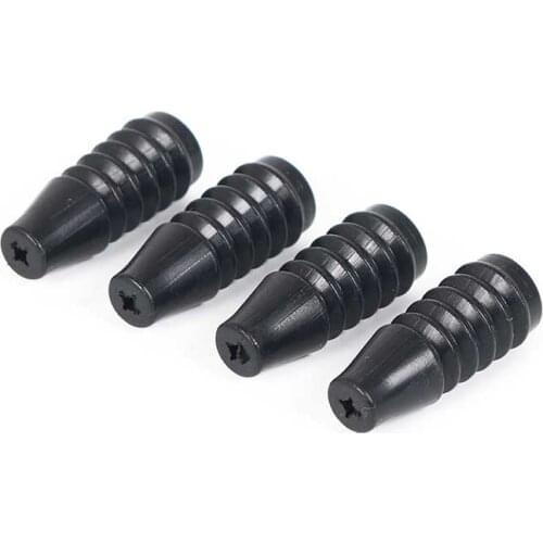 4 pcs Rubber Super Scale Shock Boot Dust Cover for 1/8 RC Short-Course Truck HONGNOR X3E Kyosho TRX4 46 HOBAO 8SC MT HPI TEAM C