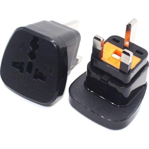 Universal CE copper 13A india HK AU US EU to UK travel adapter fuse plug for Hong Kong Singapore Malaysia United Kingdom charger
