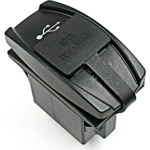 50Pcs/Lot 5v 3.1A Motorcycle Usb Socket Waterproof Dual Usb Car Charger With 12v Adapters & Sockets