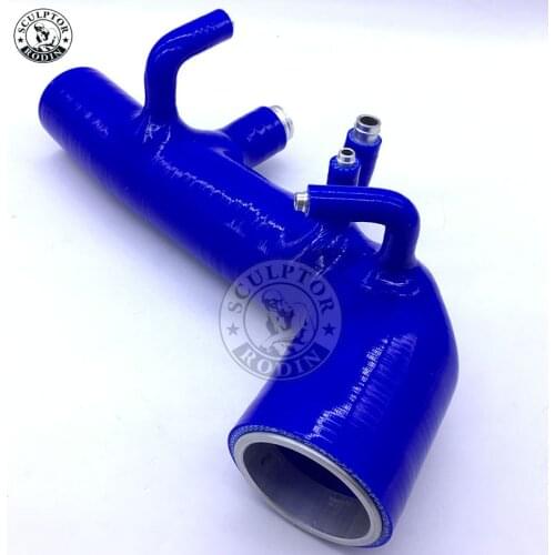 SILICONE TURBO INLET INTAKE INDUCTION PIPE HOSE FOR SUBARU IMPREZA GDB EJ20 STI WRX MK7~8 (1PCS) red/blue/black