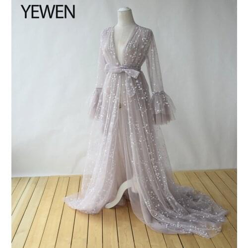 Women Summer Mesh Tulle Sexy Lady Party Dress 2021 Spring Long Sleeve Sequins Dots Dresses Elegant Female Vestidos Robe