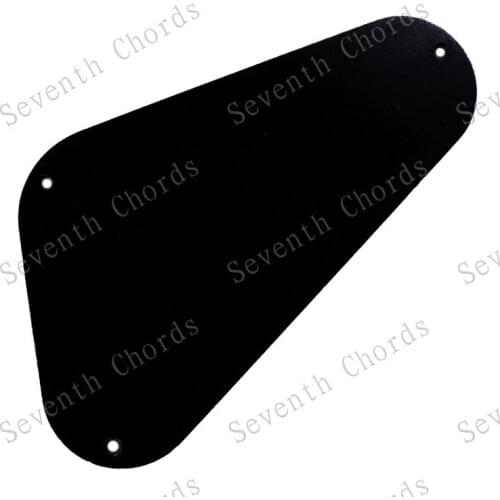 1 Pcs Plastic 3 Screw Hole Bass Guitar Cavity Cover Cover Back Plate Wiring BackPlate Guitar Pickguard (HC-1016)