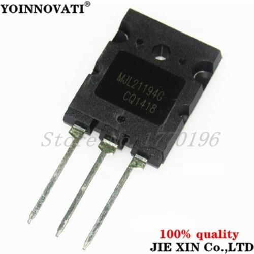 ! 10pcs MJL21194G MJL21194 L21194 21194 TRANSISTOR NPN 250V 16A TO264