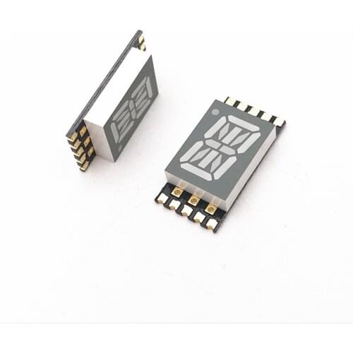 10PCS SMD Digital Tube 0.4 inches red 16 Segment smd LED Display Nixie tube 1 Bit Plastic Metal Common Anode