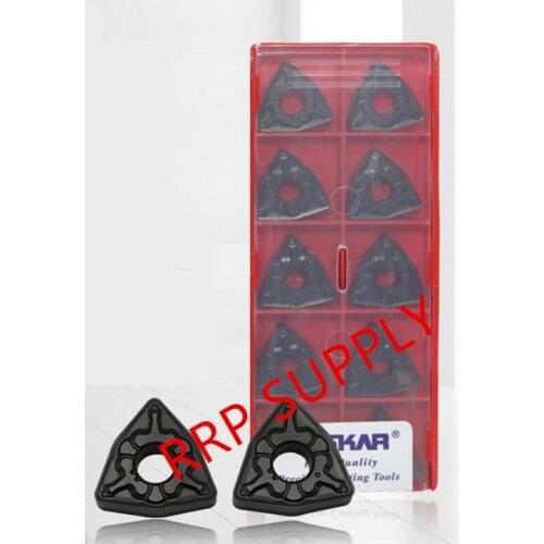 10pcs WNMG080404/08/12-TM LF9118 LF9118 carbide inserts, CVD coating, to cut steel and cast iron, DESKAR