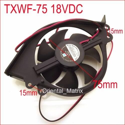 Free Shipping BRUSHLESS DC FAN TXWF-75 18VDC 2Pin For Induction Cooker Cooling Fan