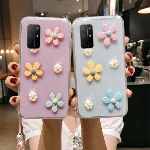 Flower Case For Samsung S20 Note20 Ultra S10 Note 10 Plus Silicone Gittler Cover For Samsung Galaxy A71 A51 A70 A50 A31 A21s A41