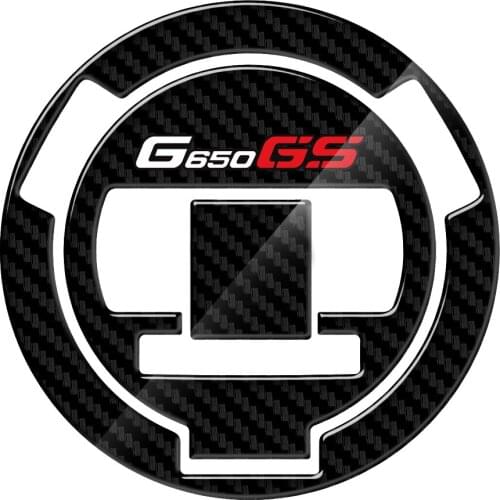 G650gs Tank Cap Cover Pad 3D Carbon-look Motorcycle sticker Fuel Gas Cap Protector Decals Case for BMW G650GS G650 GS 2008