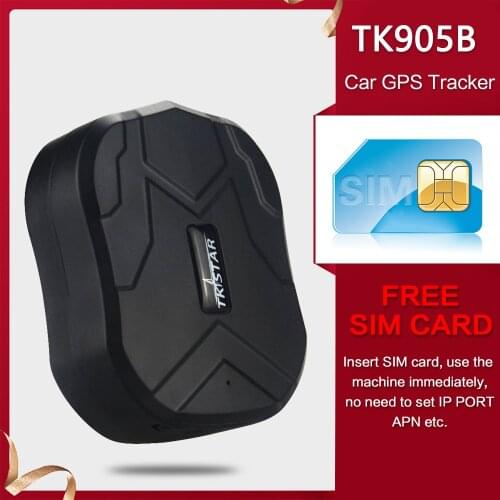 Free Shipping TK905B GPS Car Tracker 10000mAh Strong Magnet GPS Motorcycle Tracker Remotely Voice Monitor Real Time Track Device